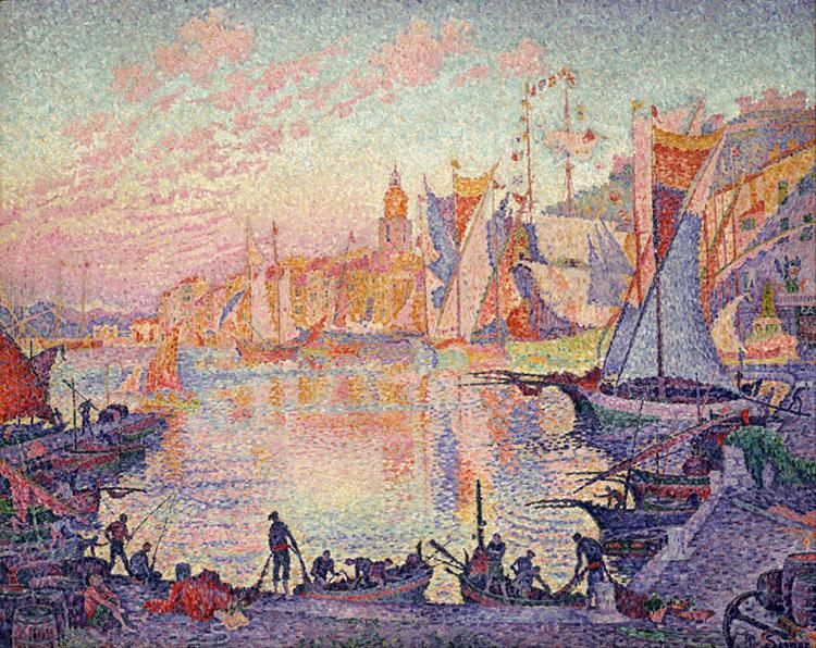 Paul Signac The Port of Saint-Tropez (mk09) oil painting picture